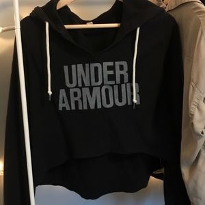 Cropped under armor sweater
